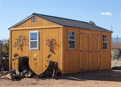 Side Utility Shed Yoder S Storage Sheds Portable Building Colorado