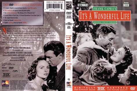 It's a Wonderful Life (1946) - Movie DVD - spanish/english front cover ...