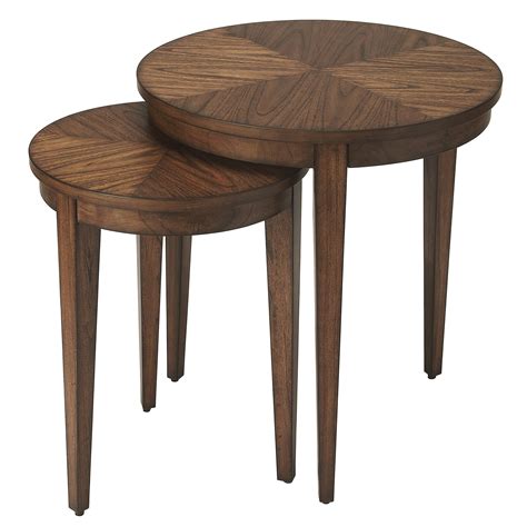 Modern Nesting End Tables - Set of 2 - Woodwaves