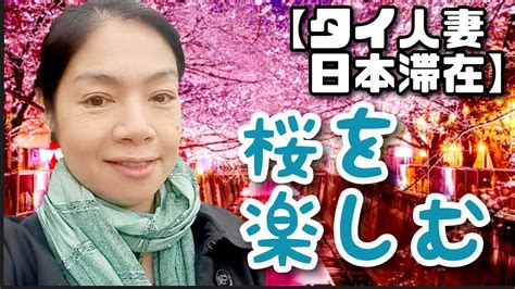 【タイ人妻、日本滞在】奥さんが花見を楽しむ為に3度目の来日をしました。私は日本でも奥さんの手料理を食べられて幸せです。 Youtube