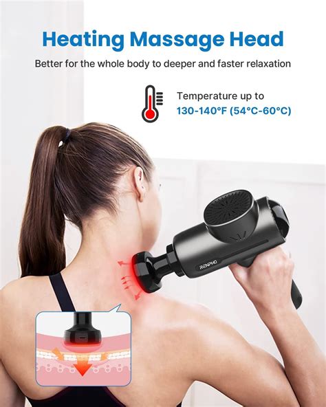 Buy Renpho Active Powerful Massage Gun With Heat And Renpho Portable Mini