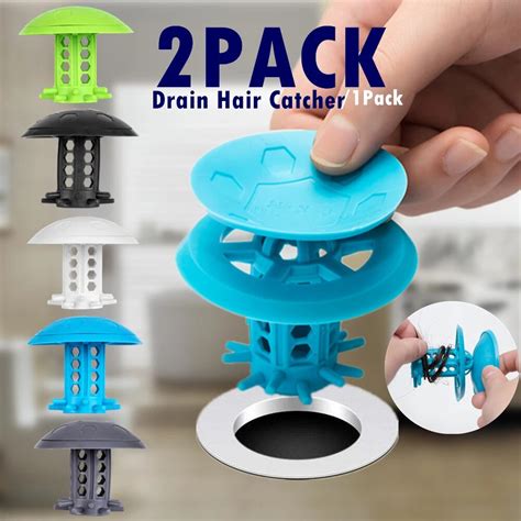 2 1 Pack Txm Drain Hair Catcher Bathtub Sink Drain Hair Catcher 2 In 1