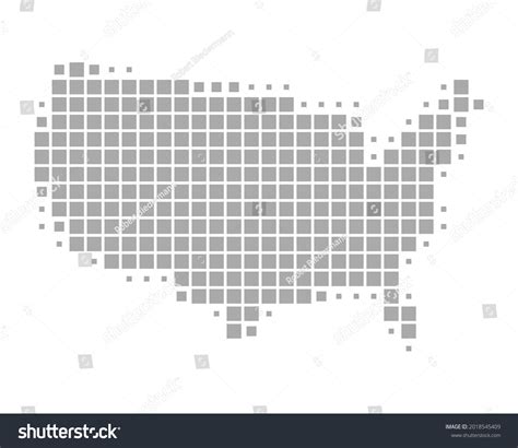 Map Usa Vector Illustration Stock Vector (Royalty Free) 2018545409 ...