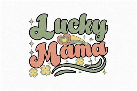 Lucky Mama Sublimation Graphic By Calligraphic · Creative Fabrica