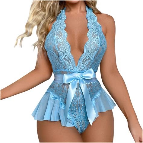 Luxalzxs Women S Exotic Lingerie Sets Sexy Lace Lingerie One Piece