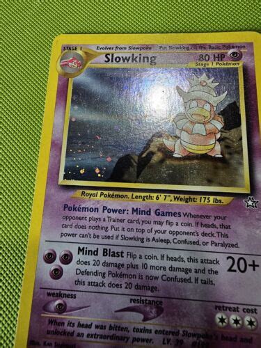 Pokémon TCG Slowking Neo Genesis 14 111 Holo Unlimited Holo Rare eBay