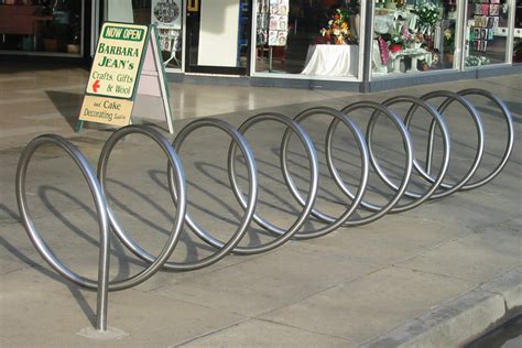 Bicycle Parking Spiral Bike Racks Furphy Foundry Street Furniture