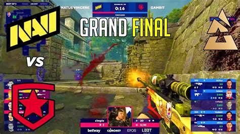 GRAND FINAL NaVi Vs Gambit BLAST Premier HIGHLIGHTS L CSGO Win