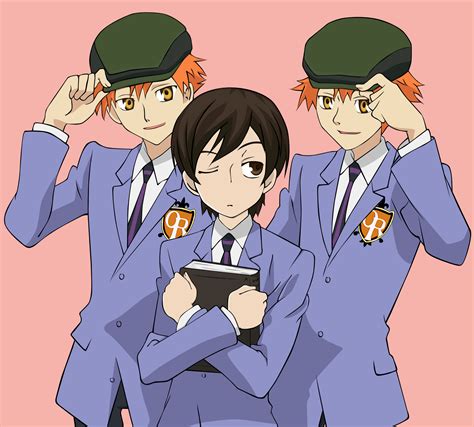 Fujioka Haruhi Hitachiin Hikaru And Hitachiin Kaoru Ouran High