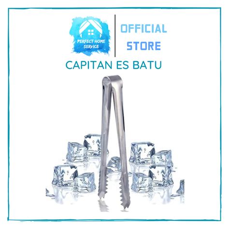 Jual Penjepit Roti Capitan Es Batu Stainless Perfecthome Shopee