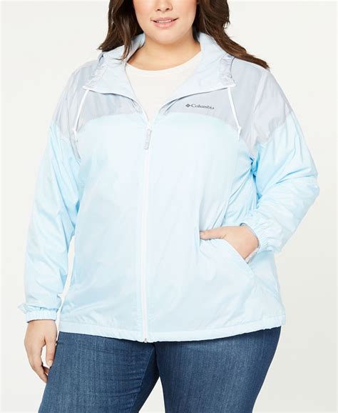 Columbia Plus Size Flash Forward™ Lined Windbreaker Macys