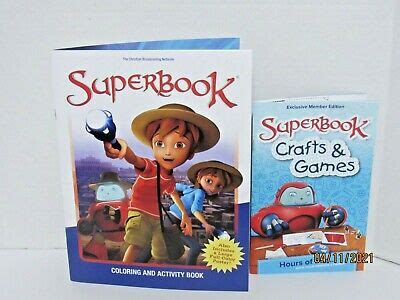 Superbook Activities, Puzzles And Coloring Pages Crafts Games Lot Of 2 ...