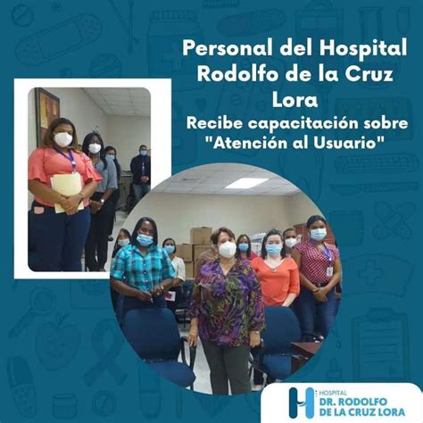 El Hospital Rodolfo de la Cruz Lora HRDLCL impartió una capacitación