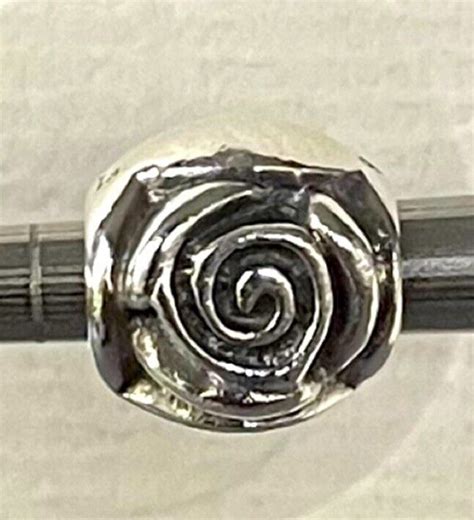 Authentic Pandora Sterling Silver 925 Silver Rose Gem