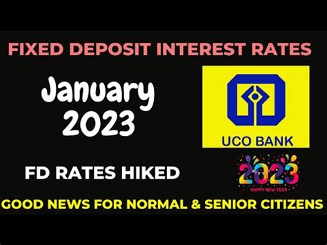 Uco Bank Fixed Deposit Interest Rates January Get Upto