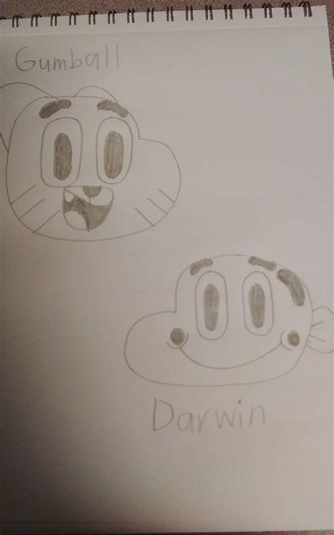 Gumball and Darwin (Doodle Drawing) by Evilasio2 on DeviantArt