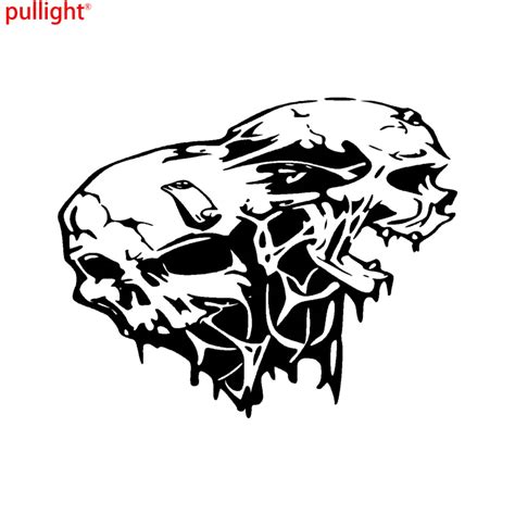 Personality Skullsunique Vinyl Graphic Decal Car Auto Window Bumper Sticker In Car Stickers