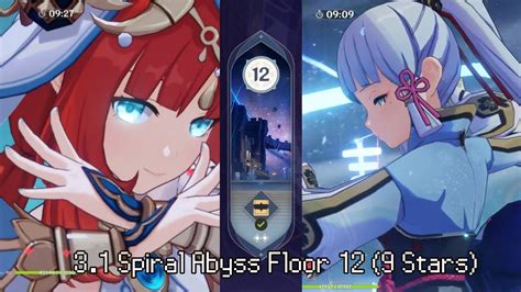 Nilou Ayaka Speedrun Abyss Genshin Impact Spiral Abyss Floor