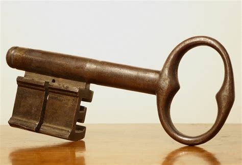 Proantic Large 18th Century Wrought Iron Key