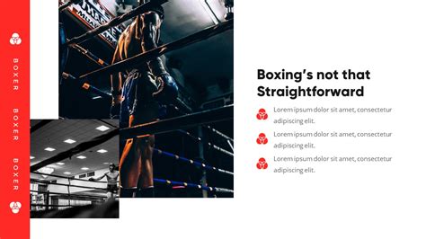 Boxer Boxing And Sports Powerpoint Template Presentation Templates