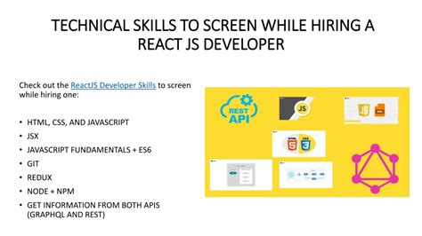 PPT Top 7 React JS Developer Skills To Screen While Hiring PowerPoint