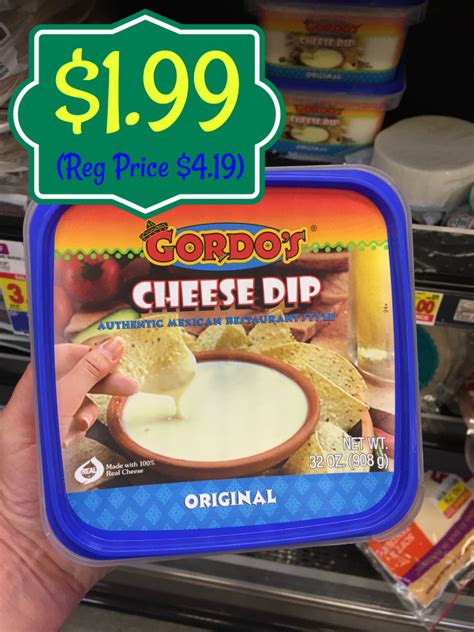 Gordo's Cheese Dip ONLY $1.99 with Kroger Mega Event! - Kroger Krazy