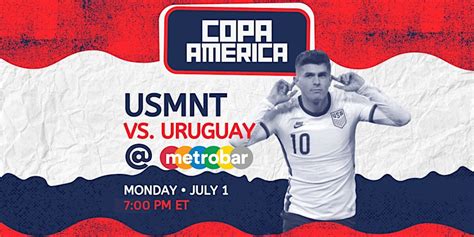 Metrobar Usa Vs Uruguay American Outlaws Copa America Watch Party