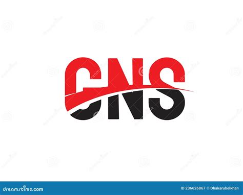 Gns Letter Initial Logo Design Vector Illustration Stock Vector