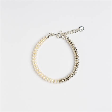 Pulsera Perlas Trendy Plata Mart N Joyer A