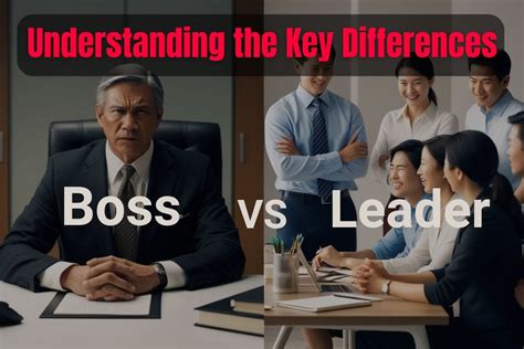 Boss Vs Leader Understanding The Key Differences Leadership Insights
