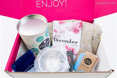 POPSUGAR Must Have Subscription Box Review December 2014 Boxometry