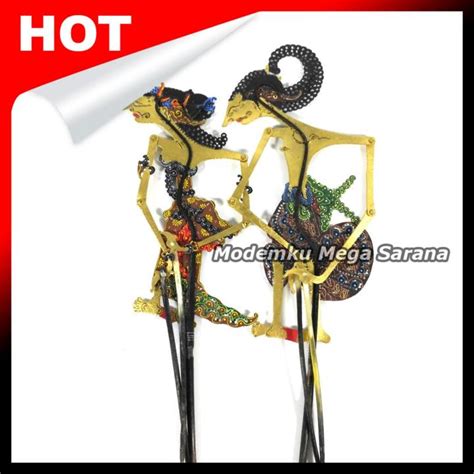 Souvenir Wayang Kulit Mini Caperan Super Arjuna Srikandi Lazada