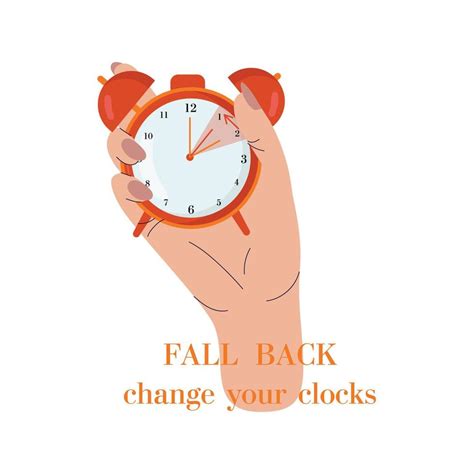 The Concept Of Daylight Saving Time Alarm Clock In Hand The Text Of