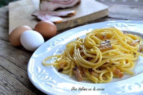 La Auténtica Receta De Espaguetis Carbonara ¡deliciosa Tradición