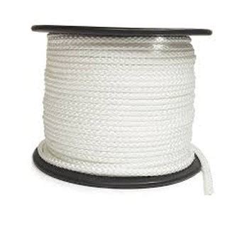 White Braided Nylon Rope Mm Mm Mm Mm Mm Mm Shopee Malaysia