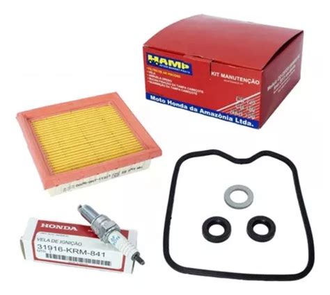 Kit Manutenção Filtro Cg 125 150 bros Hamp Original Honda