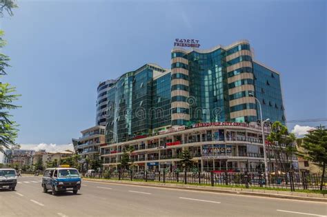 Addis Ababa Ethiopia April Modern Buildings In Bole