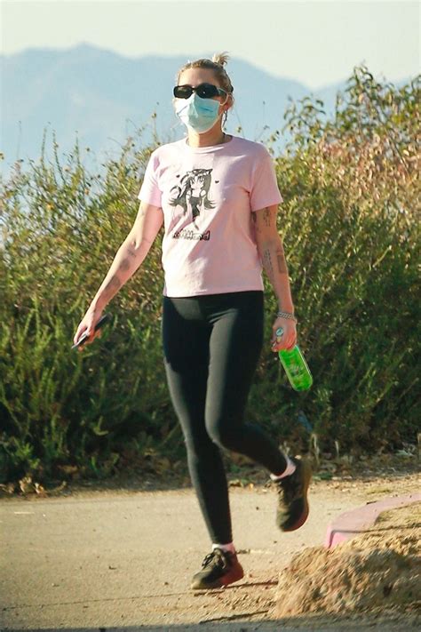 Miley Cyrus Goes Braless For A Friday Hike In LA 14 Photos