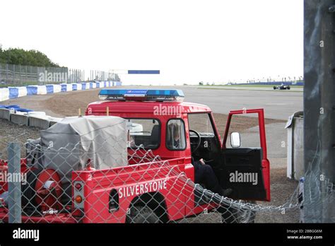 Silverstone Race Circuit Northampton England UK With Land Rover Rescue