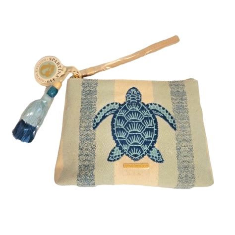 Spartina 449 Bags Spartina 449 Carina Wristlet Sea Turtle Nwt