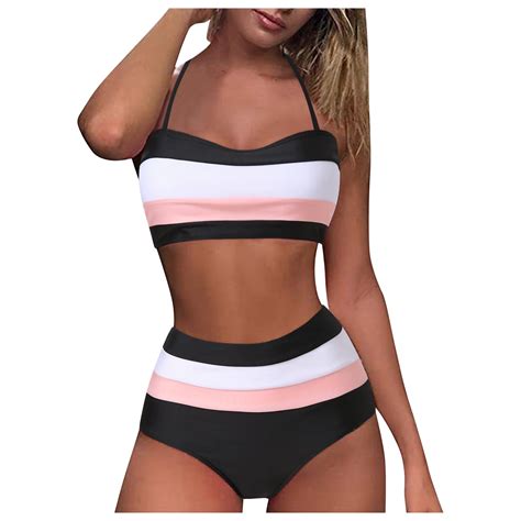 TOWED22 Bikinis For Women Bikini Set For Women Two Piece Swimsuits High