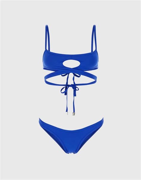 The Attico Stretch Nylon Bikini Set IFCHIC