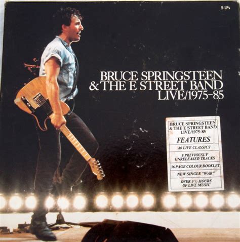 Bruce Springsteen & The E-Street Band – Live 1975-85 – Box Set 5 x ...