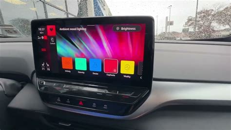 Volkswagen Id4 Ambient Lighting Feature Youtube