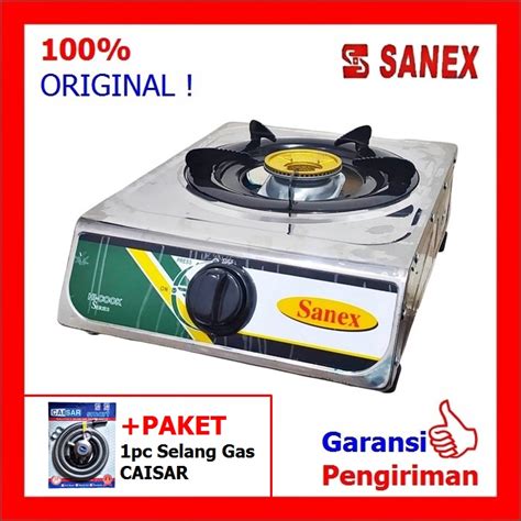 Jual E P Kompor Gas Tungku Stainless Sanex K S Shopee