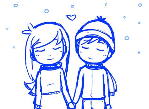 Cute Cartoon Couples Holding Hands - Cliparts.co