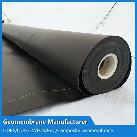 Thickness Mm Anti Seepage Textured Smooth Hdpe Geomembrane For