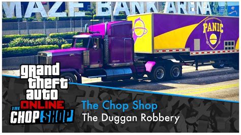 GTA Online The Chop Shop The Duggan Robbery Setups Solo YouTube