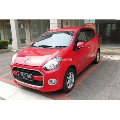 Daihatsu Ayla X Mt Merah Full Orisinil Interior Rapi Bagus Siap