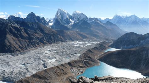 Glaciation Gokyo And The Ngozumba Glacier From Gokyo Ri David